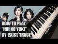 Exist † trace - Hai no yuki (Piano/Synthesia) 