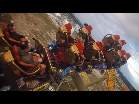 Back row point of view footage of Stardust Racers
