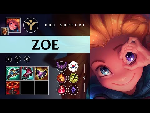 Zoe Support vs Alistar - KR Master Patch 25.22