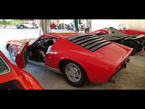 LAMBORGHINI MIURA S COULD STARTUP LOVELY V12 SOUND