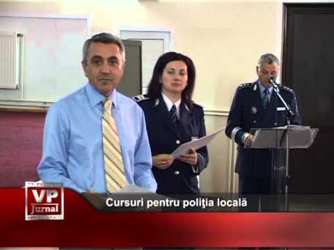 Cursuri pentru poliţia locală