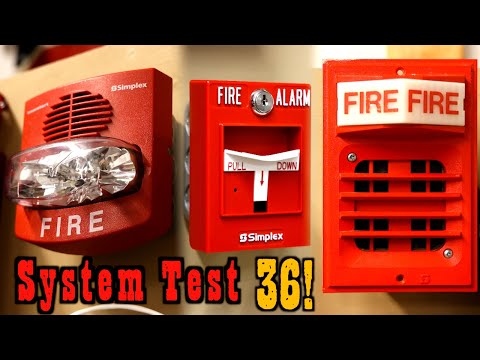 ADT Unimode 10-UD System Test 36 | Simplex Fire Alarms on Two-Stage!