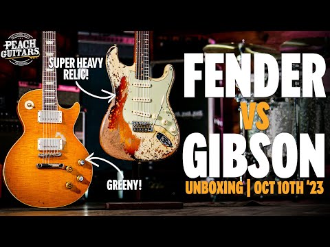 Fender vs Gibson : The BEST Unboxing Ever! | October 10th 2023!