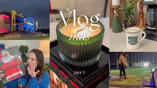 Vlogmas Day 7 🎄 Christmas Presents Haul, Family Night at Topgolf & Cozy HomeGoods Finds