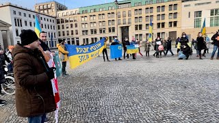 Ukraine-Konflikt DEMO in Berlin Brandenburger Tor