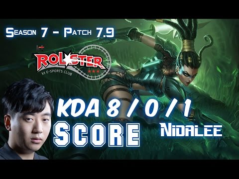 KT Score NIDALEE vs RUMBLE Jungle - Patch 7.9 KR Ranked