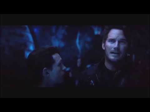 I Guardiani della Galassia incontrano alcuni Avengers e Peter Quill dice che Thor non è tanto bello