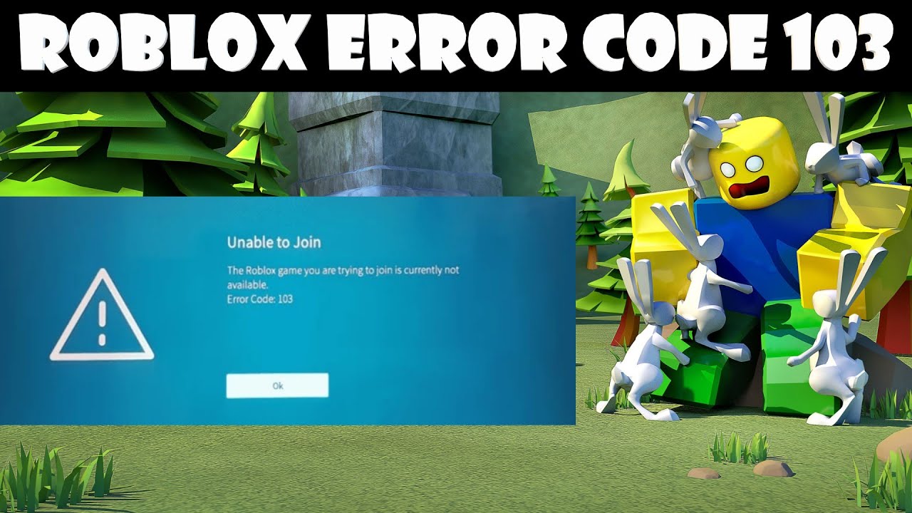 Roblox error code 103 - Xbox (fixed)