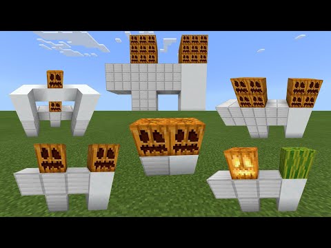 All Iron Golems and All Snow Golems Combined