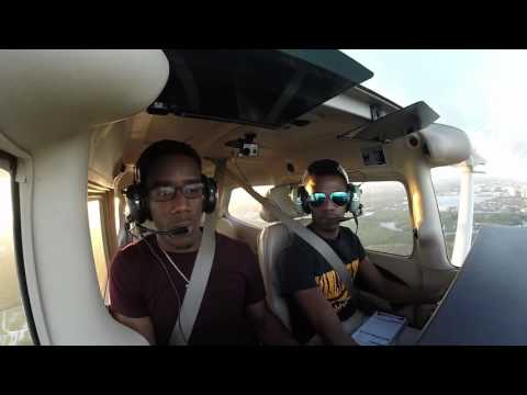 Cessna 172| Flying Over Miami Beach| ATC Audio