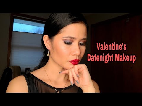 🌹Valentine's Datenight Makeup Tutorial | Smokey eyes Red lips | May Chelle