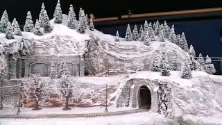 Château Chevalier expo train miniature.