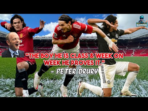 Edinson Cavani's Some Best Manchester United Goals & Assist With Peter Drury's Commentary! 🇺🇾
