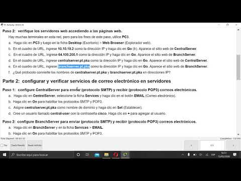Práctica 10.2.1.7  Packet Tracer.