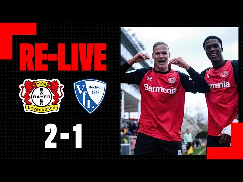 RE-LIVE: Bayer 04 Leverkusen U19 🆚 VfL Bochum U19 I Hauptrunde, DFB-Nachwuchsliga
