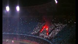 preview picture of video 'Napoli - Manchester City 2-1 - Inno champions, ingresso squadre in campo e coreografie. HD'