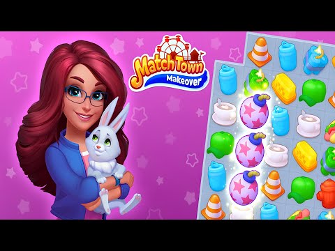 Match Town Makeover・My Match 3 (by G5 Entertainment) IOS Gameplay Video (HD)