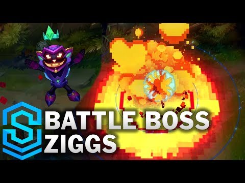 Battle Boss Ziggs Skin Spotlight - League of Legends