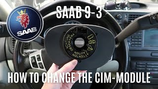HOW TO CHANGE THE CIM-MODULE AND BLINKER/WIPERLEVERS - SAAB 9-3