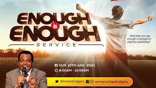 Enough is Enough E-Service Sun Jan 10 2021