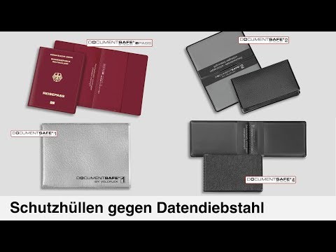 Artikelvideo 1 für VELOFLEX Dokumentenhülle Document Safe®ePass Schutzhülle rot 10,0 x 13,5 cm, 1 St., Artikelnummer 246905