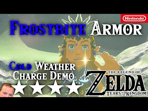 Frostbite Armor | COLD WEATHER CHARGE | All Upgrades | Full Cost | 4 Stars | Zelda Tears Kingdom