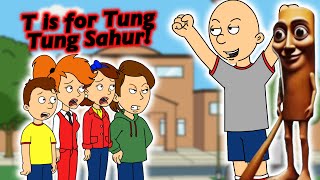 Classic Caillou Makes A Brainrot Version Of The Alphabet Song / Grounded / Expelled
