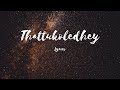 Thattukoledhey Breakup Song Lyrical Video In English