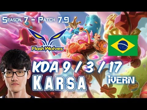 FW Karsa IVERN vs GRAVES Jungle - Patch 7.9 BR Ranked