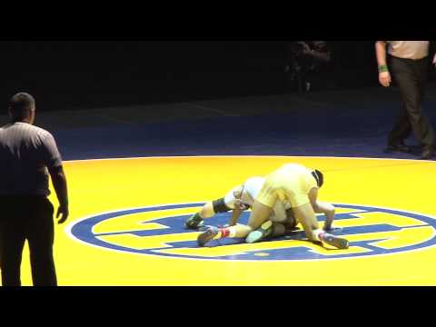 CIF State - 132 lbs. Zahid Valencia (St. John Bosco) vs Wyatt Wyckoff (Paradise)