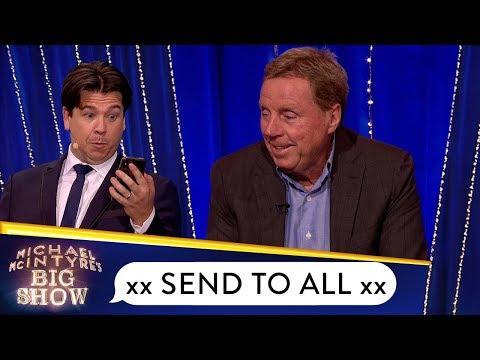 Harry Redknapp Discovers Siri & Emojis! | Send To All | Michael McIntyre’s Big Show