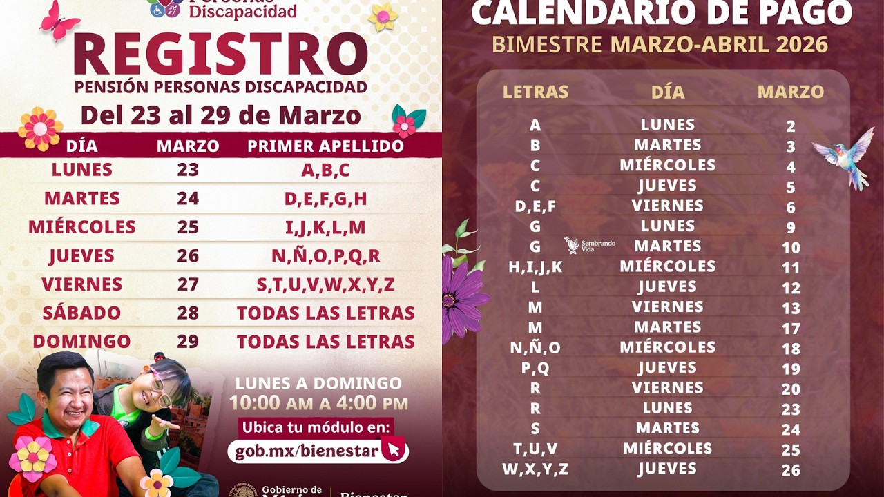 NEW DATES FOR NATIONAL REGISTRATIONS. I'M SHARING THE OFFICIAL SOURCE (2 calendars).