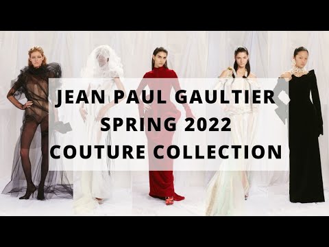 French fashion designer Jean Paul Gaultier Spring 2022 couture collection | Creative Haute Couture
