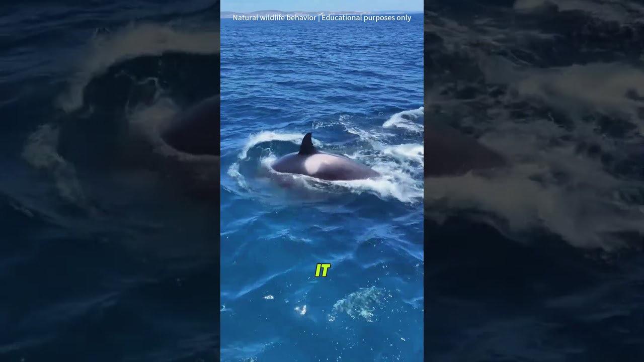 Hunted by Orcas, This Seal Pulled Off the Impossible#seal #orca #killerwhale #animal#ocean