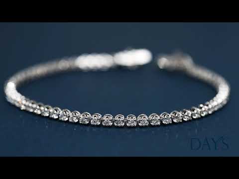 Diamond Tennis Bracelet In 14kt White Gold (2ct Tw)