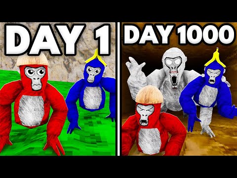 I Survived 1000 Days Ghost Hunting In Gorilla Tag [FULL MOVIE]