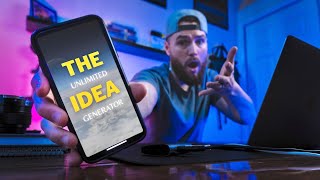 The Short Film Idea GENERATOR | The Formula for UNLIMITED IDEAS for Short Films and Comedy Skits