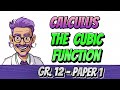 Calculus Characteristics Of A Cubic Function Grade 12 Math