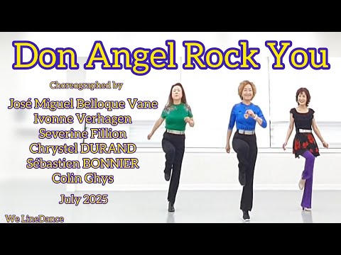 Don Angel Rock You linedance- Improver level  - July 2025