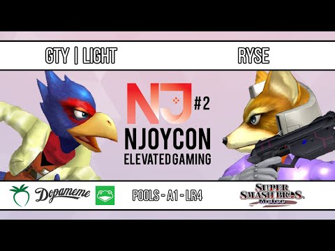 nJoyCon 2 - GTY | Light (Falco) VS Ryse (Fox) - SSBM - Pools A1 (LR4) Top 32 Qualifier