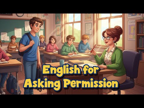 English for Asking Permission | Easy Daily Conversation Practice