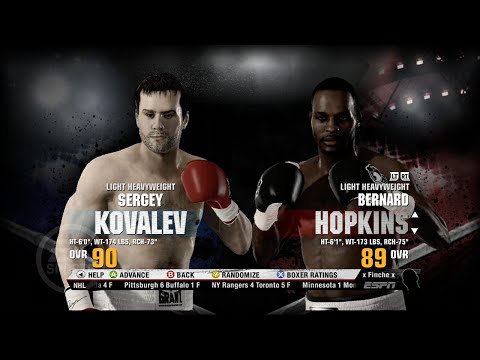 Bernard Hopkins vs Sergey Kovalev (2014) Fight Night Champion Version