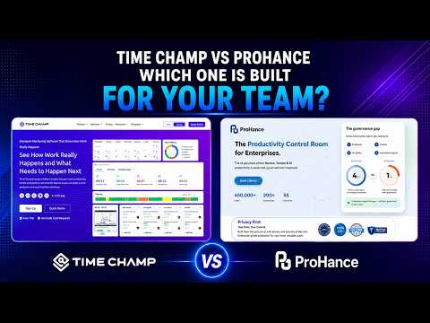 Time Champ vs ProHance: Choosing the Right Productivity Tool