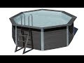 Piscine bois composite Avant Garde Gré 4,10 x h1,24m Piscine bois composite Avant Garde Gré 4,10 x h1,24m