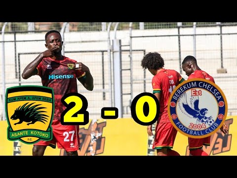 Asante Kotoko vs Berekum Chelsea ( Gpl wk19 Highlights )