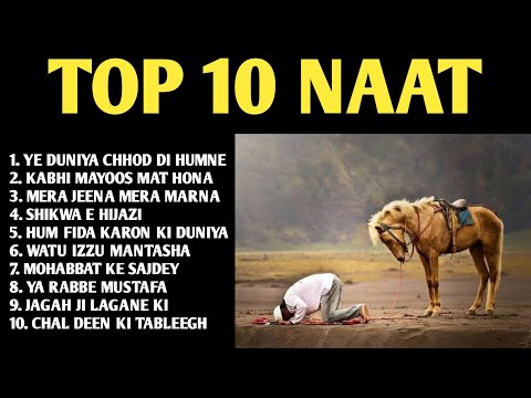 Top 10 Naat | Ye Duniya Chor Di Humne | Mera Jeena Mera Marna | Kabhi Mayoos Mat Hona | Chal Deen Ki