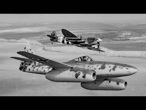 Allied Pilots Were Stunned When a German Fighter Flew 100 MPH Faster Than Them - The Me 262 | WW2