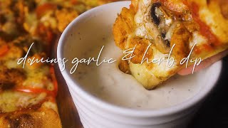 [ASMR] Domino's Garlic and Herb Dip at HOME Recipe