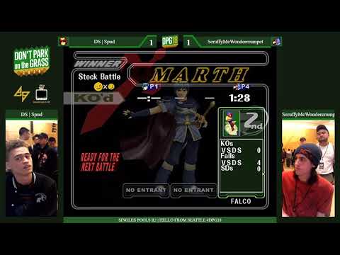DPotG 2018 - Pools - (Marth) VS.DS | Spud vs Scruffy Mcwonder Crumpet (Falco)