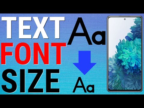 How To Change Text Message Font Size On Samsung Phones